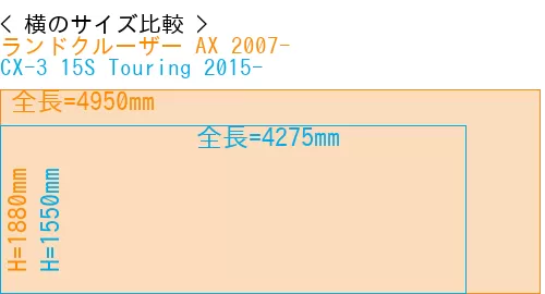 #ランドクルーザー AX 2007- + CX-3 15S Touring 2015-